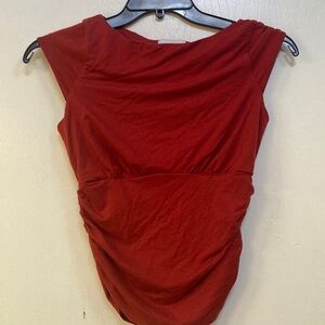 Elegant Red Women's Top